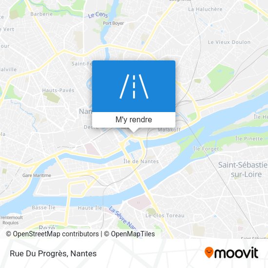 Rue Du Progrès plan