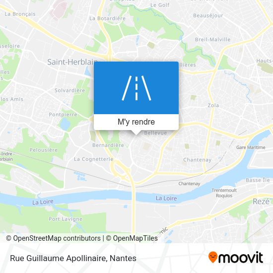 Rue Guillaume Apollinaire plan