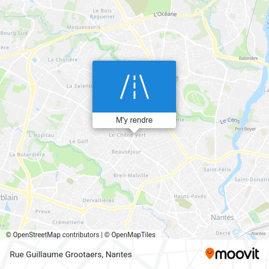 Rue Guillaume Grootaers plan
