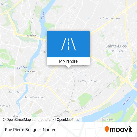 Rue Pierre Bouguer plan