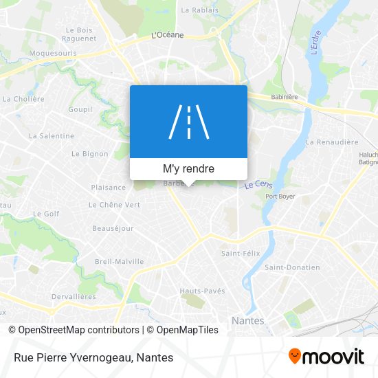 Rue Pierre Yvernogeau plan