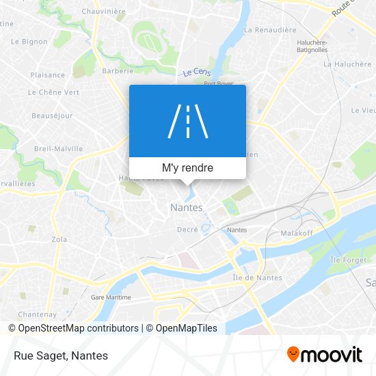Rue Saget plan