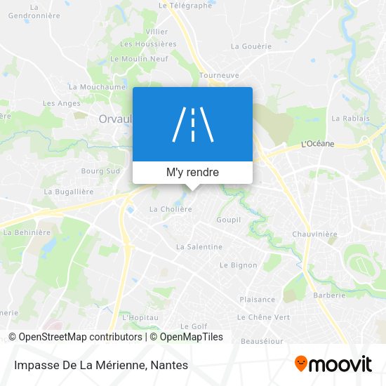Impasse De La Mérienne plan
