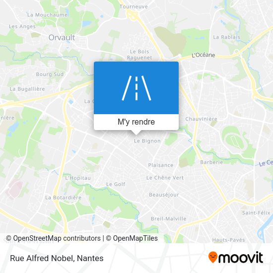Rue Alfred Nobel plan