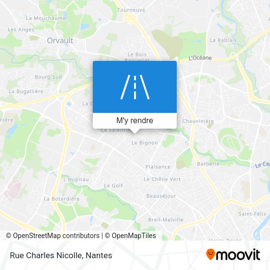 Rue Charles Nicolle plan
