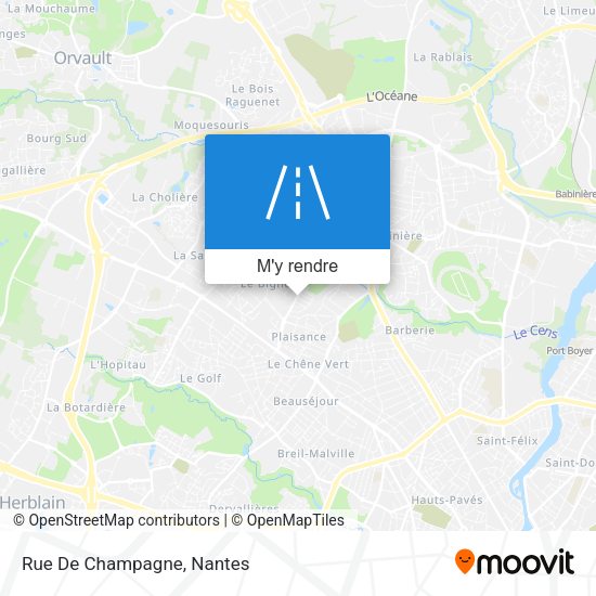 Rue De Champagne plan