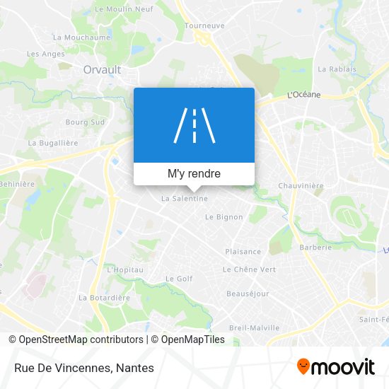 Rue De Vincennes plan