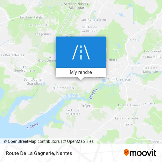 Route De La Gagnerie plan