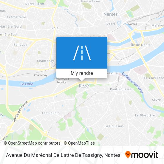 Avenue Du Maréchal De Lattre De Tassigny plan