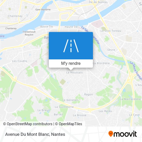 Avenue Du Mont Blanc plan