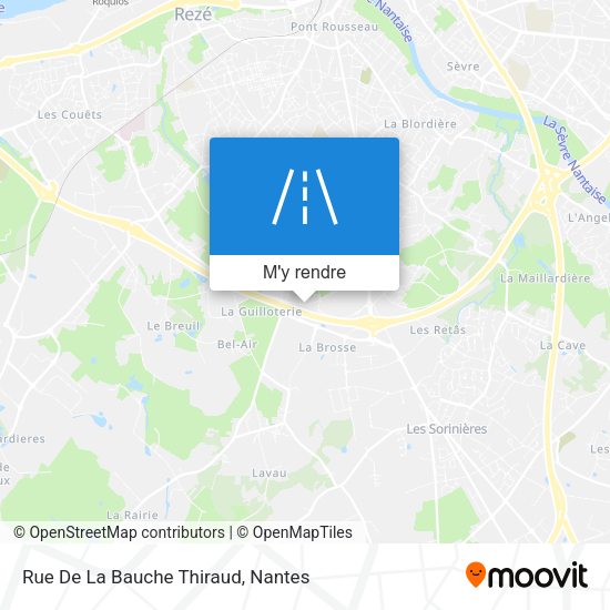 Rue De La Bauche Thiraud plan