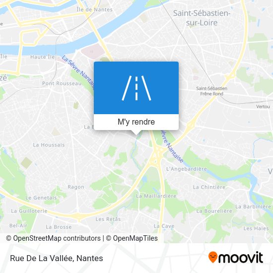 Rue De La Vallée plan
