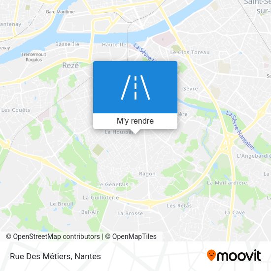 Rue Des Métiers plan