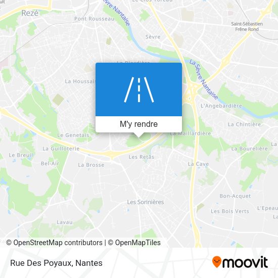 Rue Des Poyaux plan