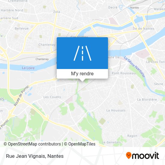 Rue Jean Vignais plan