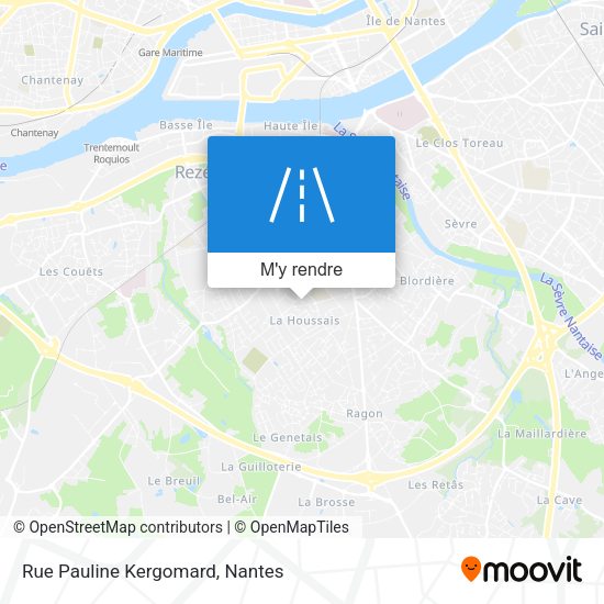 Rue Pauline Kergomard plan