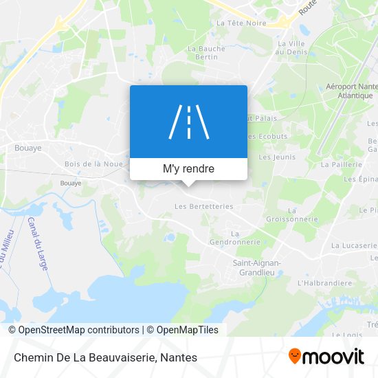Chemin De La Beauvaiserie plan