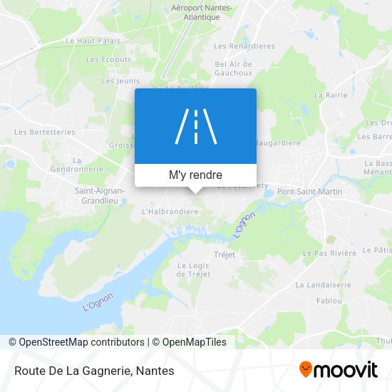 Route De La Gagnerie plan