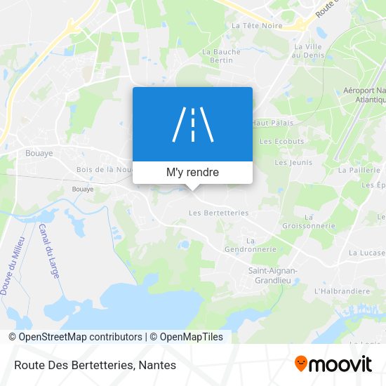 Route Des Bertetteries plan