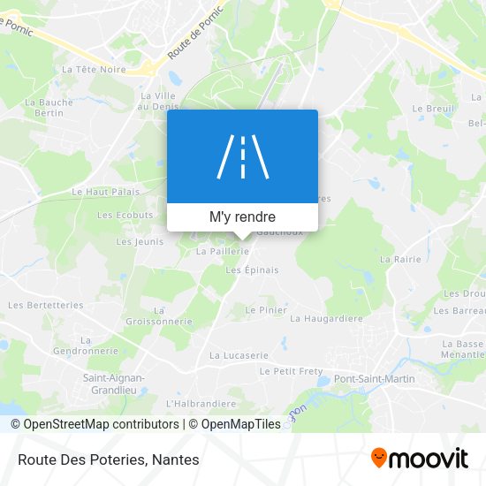 Route Des Poteries plan