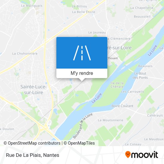 Rue De La Piais plan