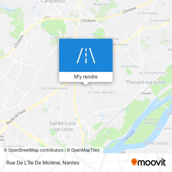 Rue De L'Île De Molène plan
