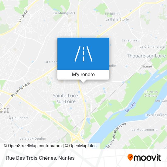 Rue Des Trois Chênes plan