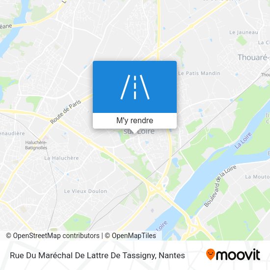 Rue Du Maréchal De Lattre De Tassigny plan