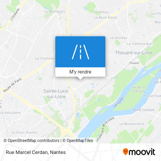 Rue Marcel Cerdan plan