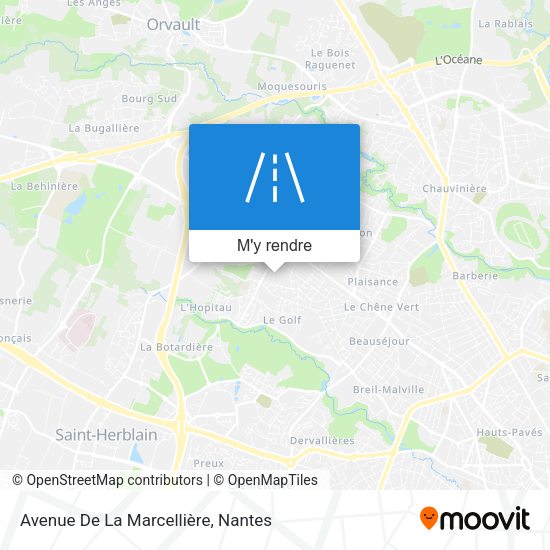 Avenue De La Marcellière plan