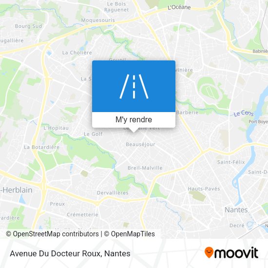 Avenue Du Docteur Roux plan