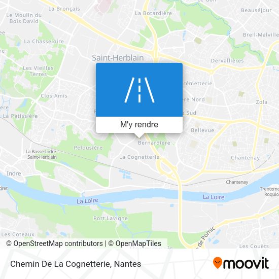Chemin De La Cognetterie plan