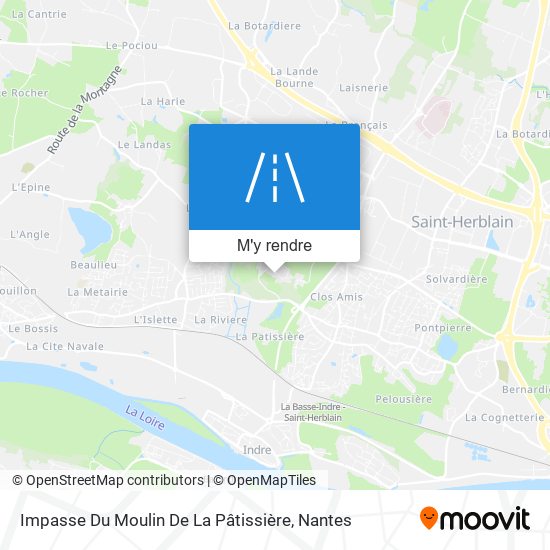 Impasse Du Moulin De La Pâtissière plan