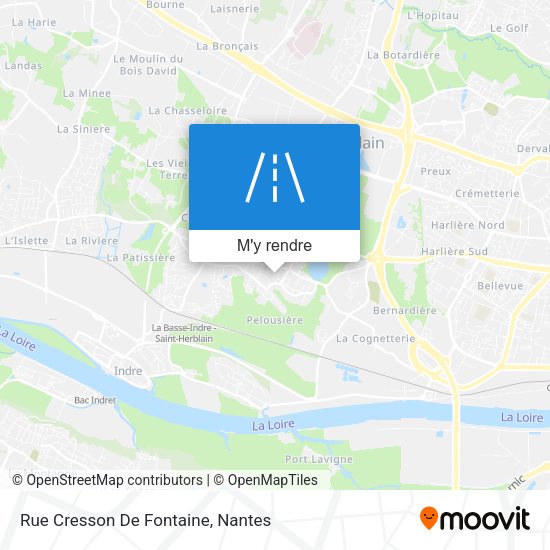 Rue Cresson De Fontaine plan