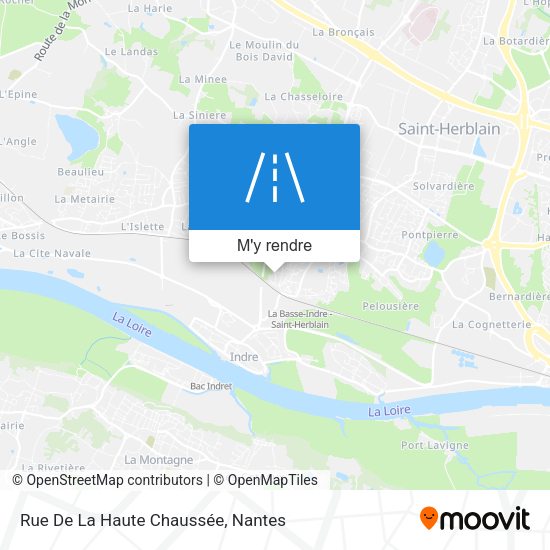 Rue De La Haute Chaussée plan