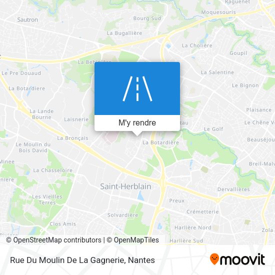 Rue Du Moulin De La Gagnerie plan