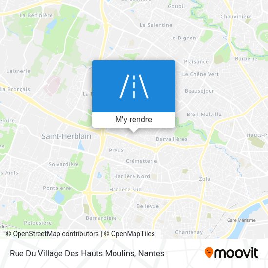 Rue Du Village Des Hauts Moulins plan