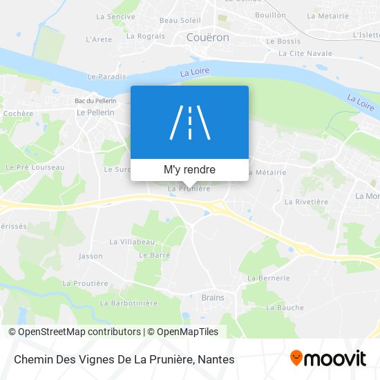Chemin Des Vignes De La Prunière plan