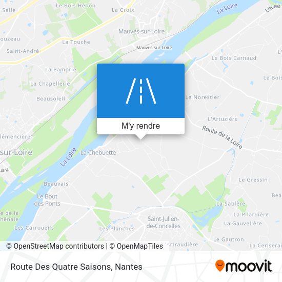 Route Des Quatre Saisons plan