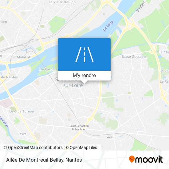 Allée De Montreuil-Bellay plan