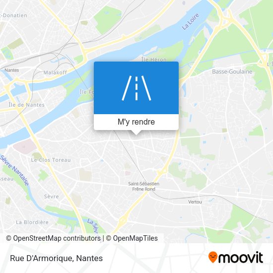 Rue D'Armorique plan