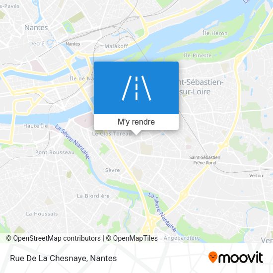 Rue De La Chesnaye plan