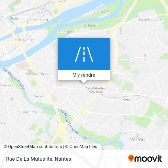 Rue De La Mutualité plan