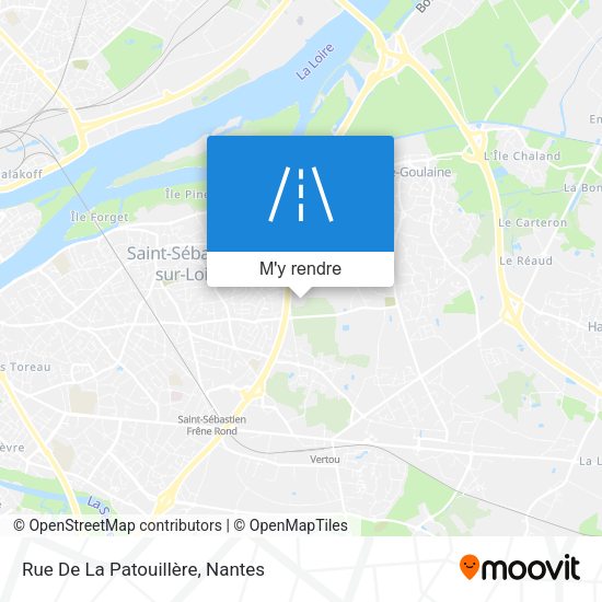 Rue De La Patouillère plan