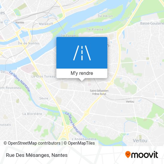 Rue Des Mésanges plan
