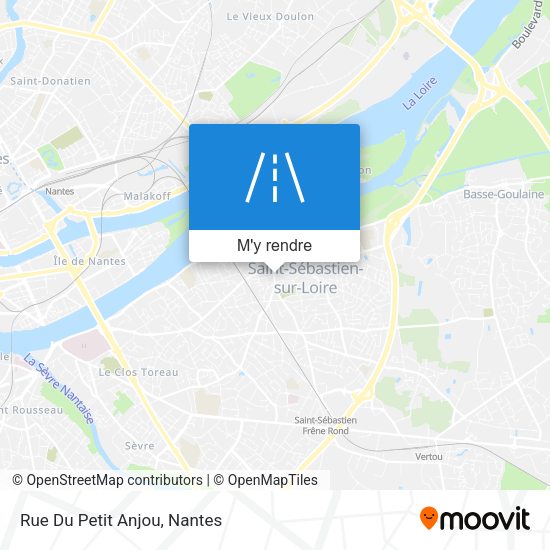 Rue Du Petit Anjou plan