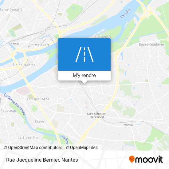 Rue Jacqueline Bernier plan