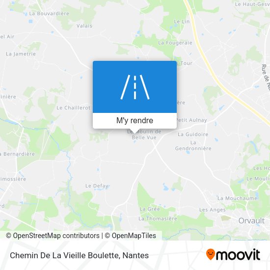 Chemin De La Vieille Boulette plan