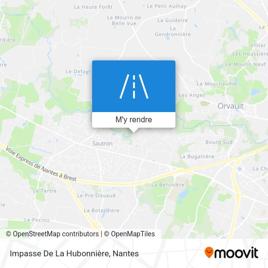 Impasse De La Hubonnière plan