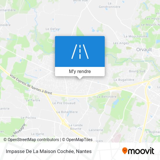 Impasse De La Maison Cochée plan